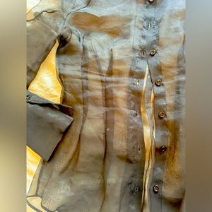 Elegant Zara Black Sheer Women's top